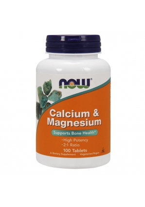 Calcium & Magnesium 100 табл (NOW)