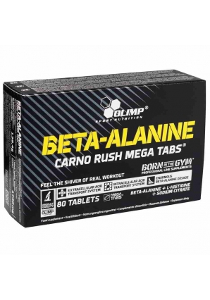 Beta-Alanine Carno Rush Mega 80 табл (Olimp)