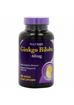 Ginkgo Biloba 60 мг 200 капс (Natrol)