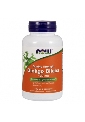 Ginkgo Biloba 120 мг 100 вег.капс (NOW)