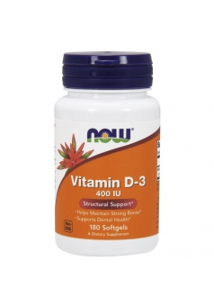 Vitamin D3 400 UI 180 капс (NOW)