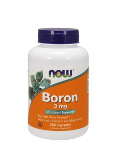 Boron 3 мг 250 капс (NOW)