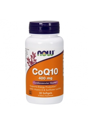 CoQ10 400 мг 30 гель-капс (NOW) 