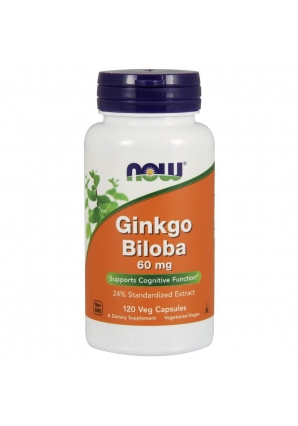 Ginkgo Biloba 60 мг 120 капс (NOW)