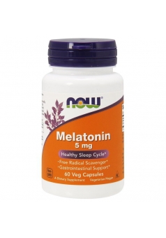 Melatonin 5 мг 60 капс (NOW)