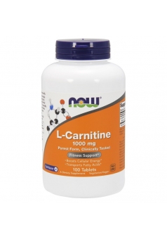 L-Carnitine 1000 мг 100 табл (NOW)