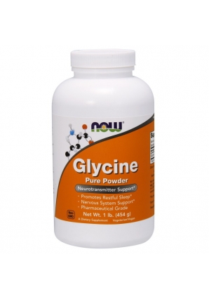 Glycine Pure Powder 454 гр - 1lb (NOW)