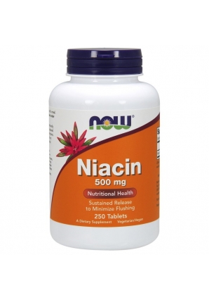 Niacin 500 мг 250 таб (NOW)