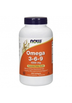 Omega 3-6-9 1000 мг 250 капс (NOW)