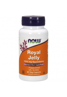 Royal Jelly 1500 мг 60 капс (NOW)