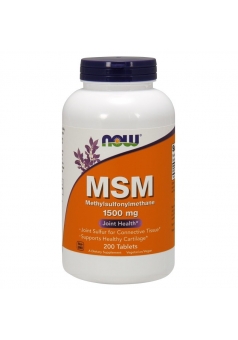 MSM 1500 мг 200 табл (NOW)