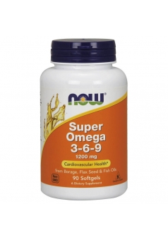 Super Omega 3-6-9 1200 мг 90 капс (NOW)