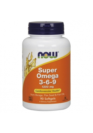 Super Omega 3-6-9 1200 мг 90 капс (NOW)