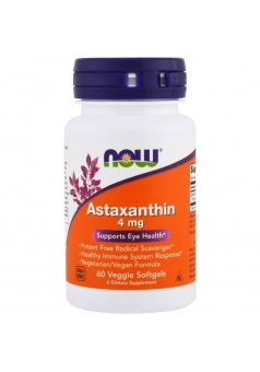 Astaxanthin 4 мг 60 капс (NOW)