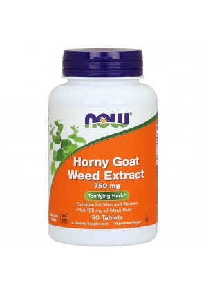 Horny Goat Weed Extract 750 мг 90 табл (NOW)