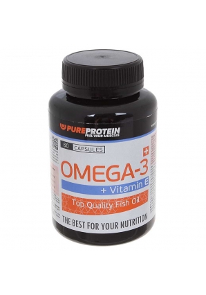 OMEGA-3 + Vitamin E 60 капс (Pure Protein)