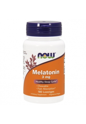 Melatonin 3 мг 180 жев.табл. (NOW)