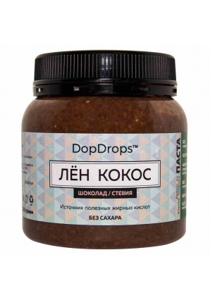 Паста Лён Кокос, шоколад, стевия 250 гр (DopDrops)