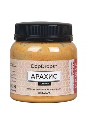 Протеиновая паста Арахис, стевия 250 гр (DopDrops)