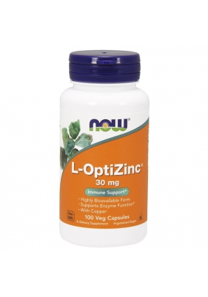 L-OptiZinc 30 мг 100 капс (NOW)
