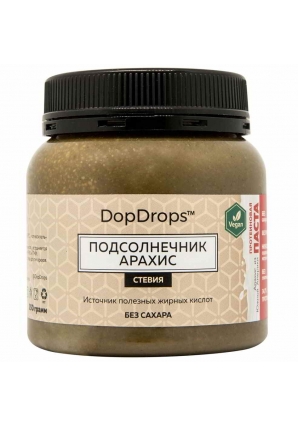 Протеиновая паста Подсолнечник Арахис, стевия 250 гр (DopDrops)