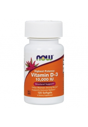 Vitamin D3 10000 UI 120 капс (NOW)