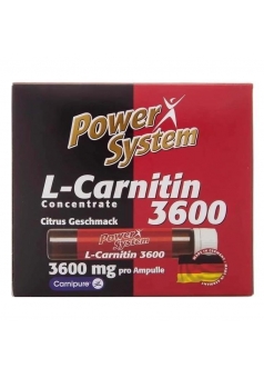 L-Carnitin 3600 мг 20 амп (Power System)