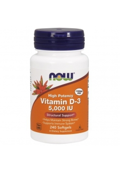 Vitamin D3 5000 UI 240 капс (NOW)