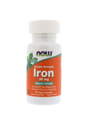 Iron Double Strength Железо 36 мг 90 капc (NOW)
