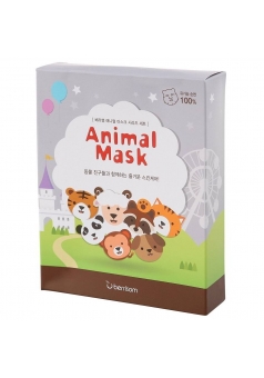 Набор тканевых масок Animal Mask series 7 шт 25 мл (Berrisom)