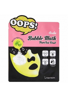 Маска-пилинг для очищения пор Oops Soda Bubble Mask PoreTox Fruit 18 мл (Berrisom)