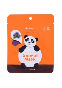 Маска тканевая экстрактом ежевики Animal mask series - Panda 25 мл (Berrisom)