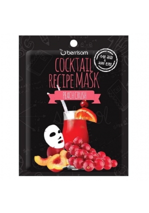 Маска для лица Cocktail Recipe Mask - Peach Crush 20 мл (Berrisom)