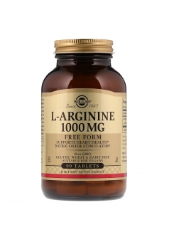 L-Arginine 1000 мг 90 табл. (Solgar)