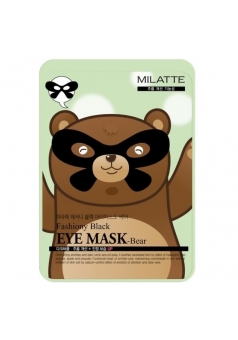 Маска для кожи вокруг глаз Fashiony Black Eye Mask Bear 10 гр (Milatte)