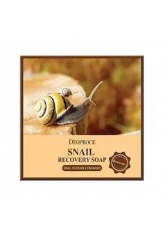 Мыло с улиточным муцином Snail Recovery Soap 100 гр (Deoproce)
