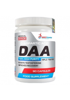 DAA (D-aspartic acid) 500 мг 90 капс (WestPharm)