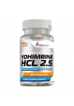 Yohimbe HCL 2.5 60 капс (WestPharm)