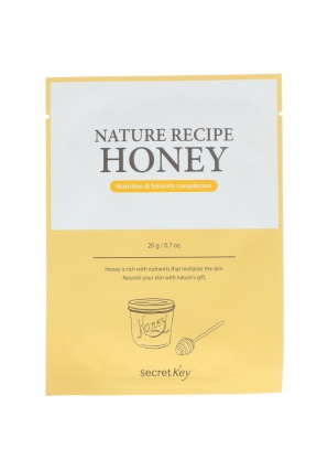 Тканевая маска медовая Nature Recipe Mask Pack Honey 20 гр (Secret Key)