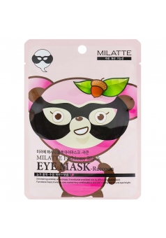 Маска для кожи вокруг глаз Fashiony Black Eye Mask Raccoon 10 гр (Milatte)