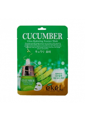Маска с экстрактом огурца Cucumber Ultra Hydrating Essence Mask 1 шт (EKEL)