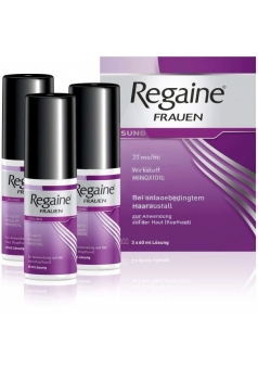 Лосьон от выпадения волос для женщин Regaine 2% 60 мл 3 шт (Johnson & Johnson)
