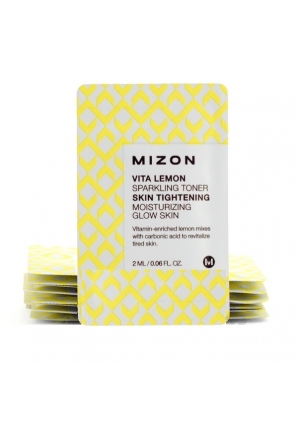 Тонер для лица витаминный Vita Lemon Sparkling Toner 6 мл (Mizon)