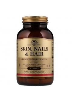 Skin, Nails & Hair, Advanced MSM Formula 120 табл (Solgar)