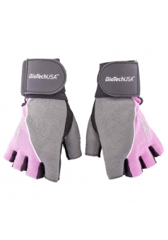 Перчатки FH Lady2 черно-розовые (BioTechUSA)