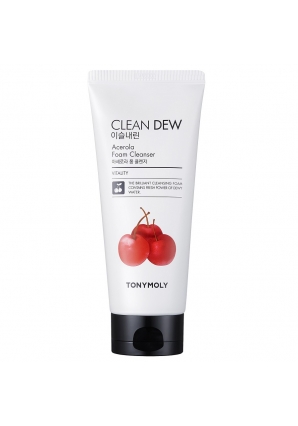 Пенка для умывания tony moly clean dew acerola foam cleanser с экстрактом сакуры