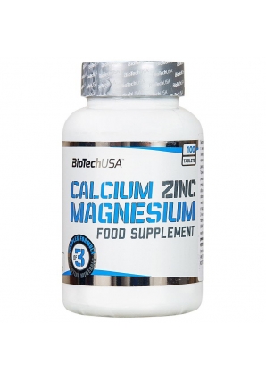 Calcium Zinc Magnesium 100 табл (BioTechUSA)