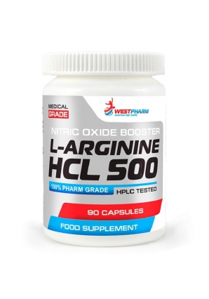 L-Arginine HCL 500 - 90 капс (WestPharm)