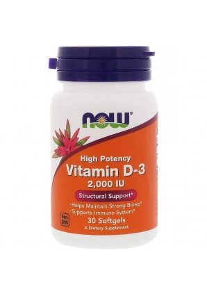 Vitamin D3 2000 UI 30 капс (NOW)