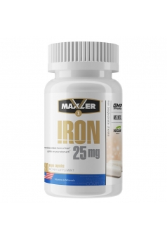 Iron 25 мг 90 капс (Maxler)